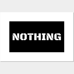 Nothing Posters and Art